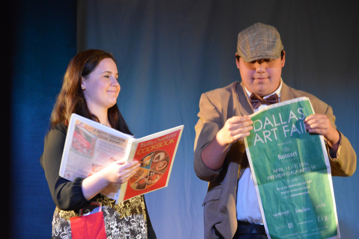 Man and woman with special needs perform in Starcatchers theatre show