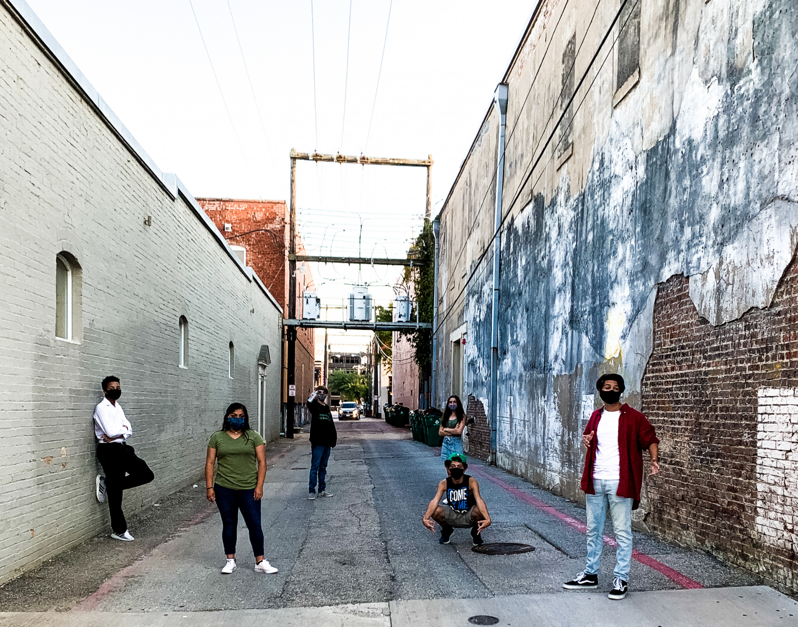 In The Heights Actors Pose in Masks with Safe Social Distance