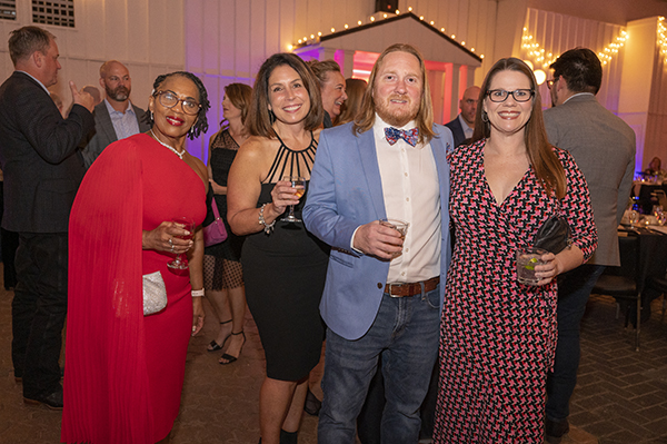 Patrons of North Texas Performing Arts pose for a picture at Celebration of Champions and NTPA's 30th Anniversary