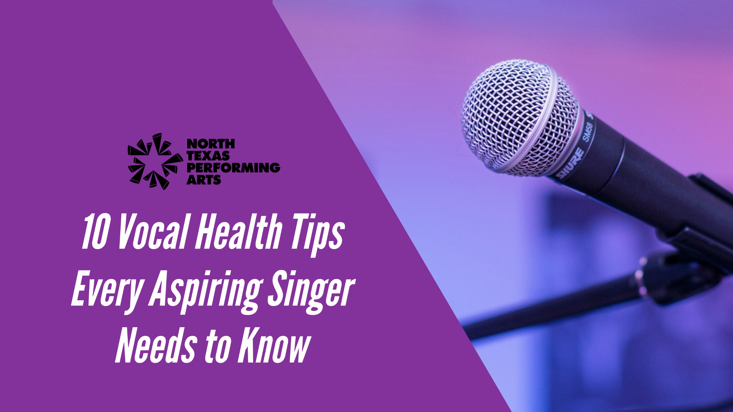 10 Vocal Health Tips for Every Aspiring Singer to Know - NTPA Blog Article