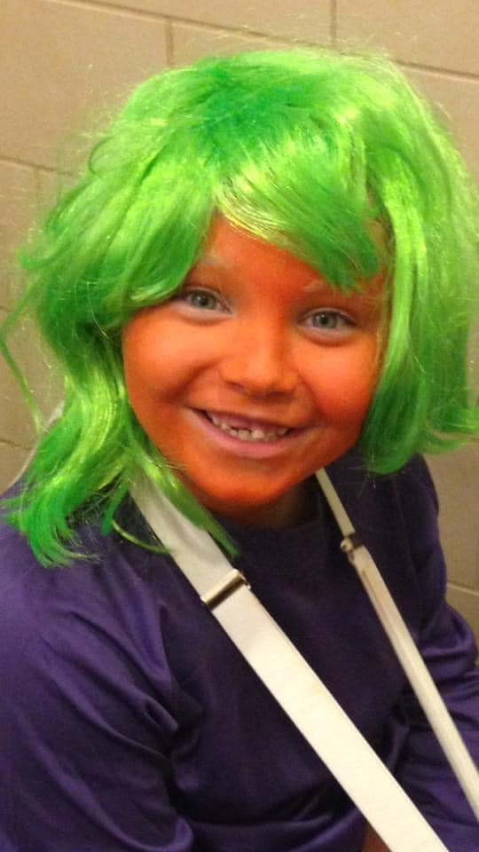 Emmerson Pullen as Oompa Loompa in Willy Wonka jr