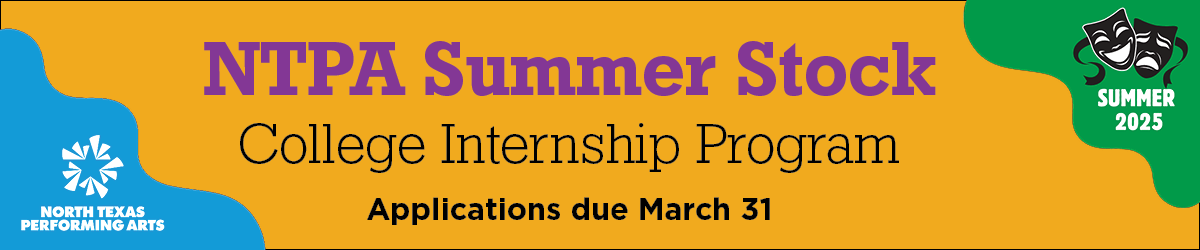 NTPA Summer Stock College Internship Program